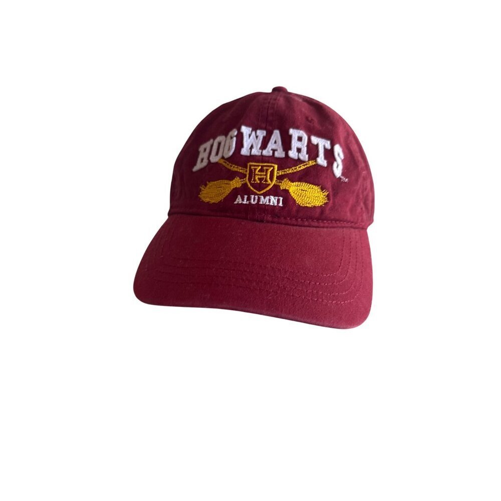 Harry Potter‎ Hogwarts Alumni Embroidered Maroon Adjustable Baseball Cap